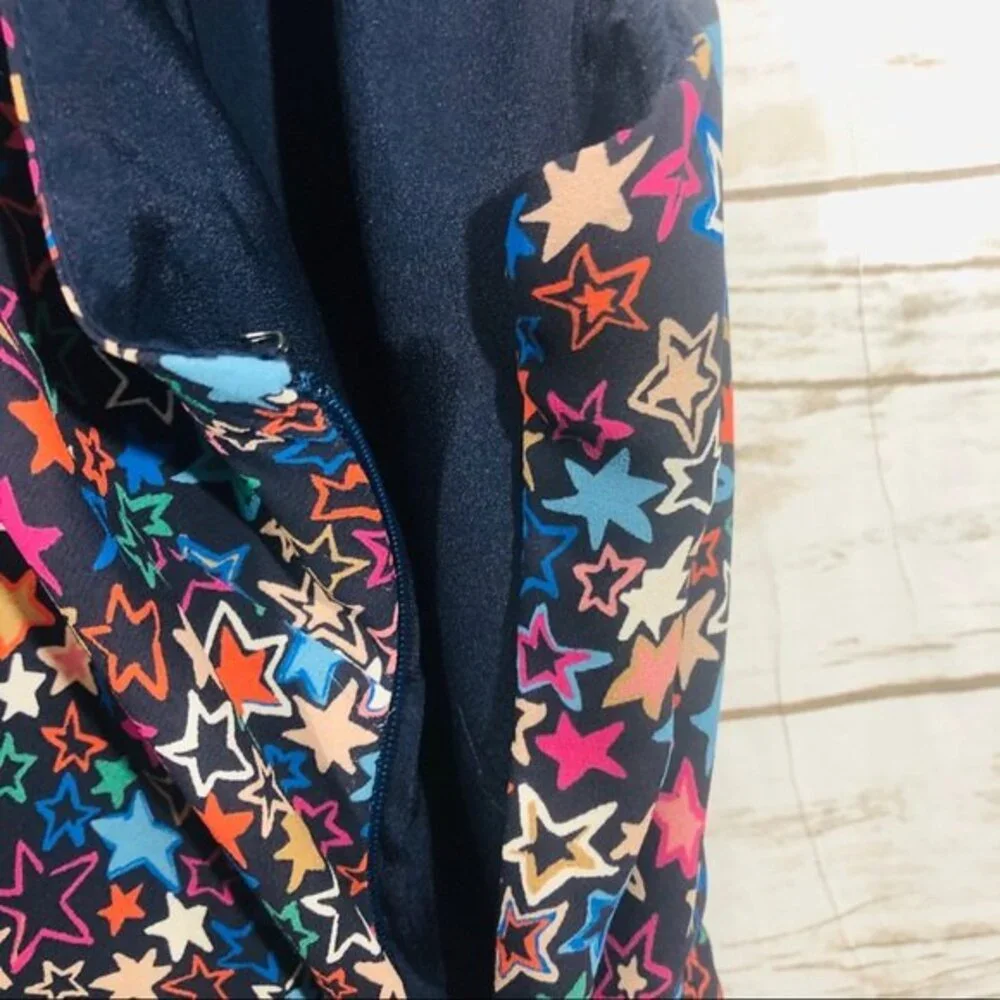 J.‎ Crew one shoulder kaleidoscope star dress size 00